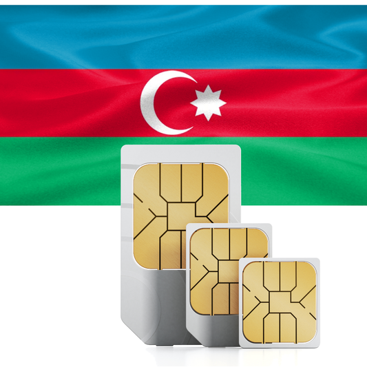 Carte SIM de voyage prépayée Azerbaïdjan