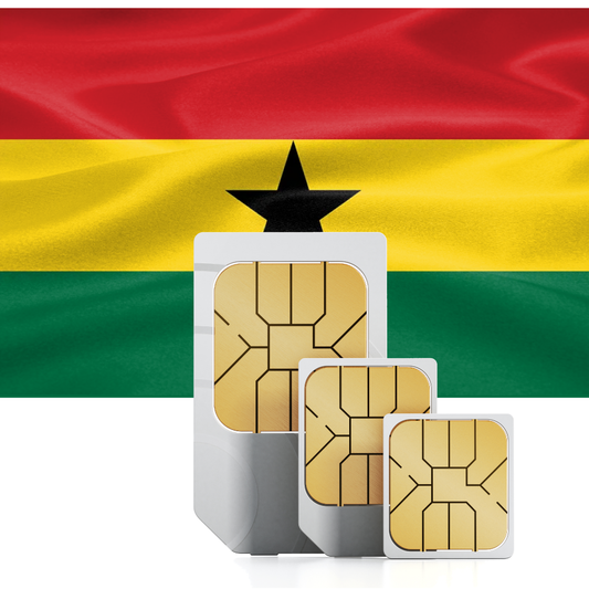 Carte SIM de voyage prépayée Ghana