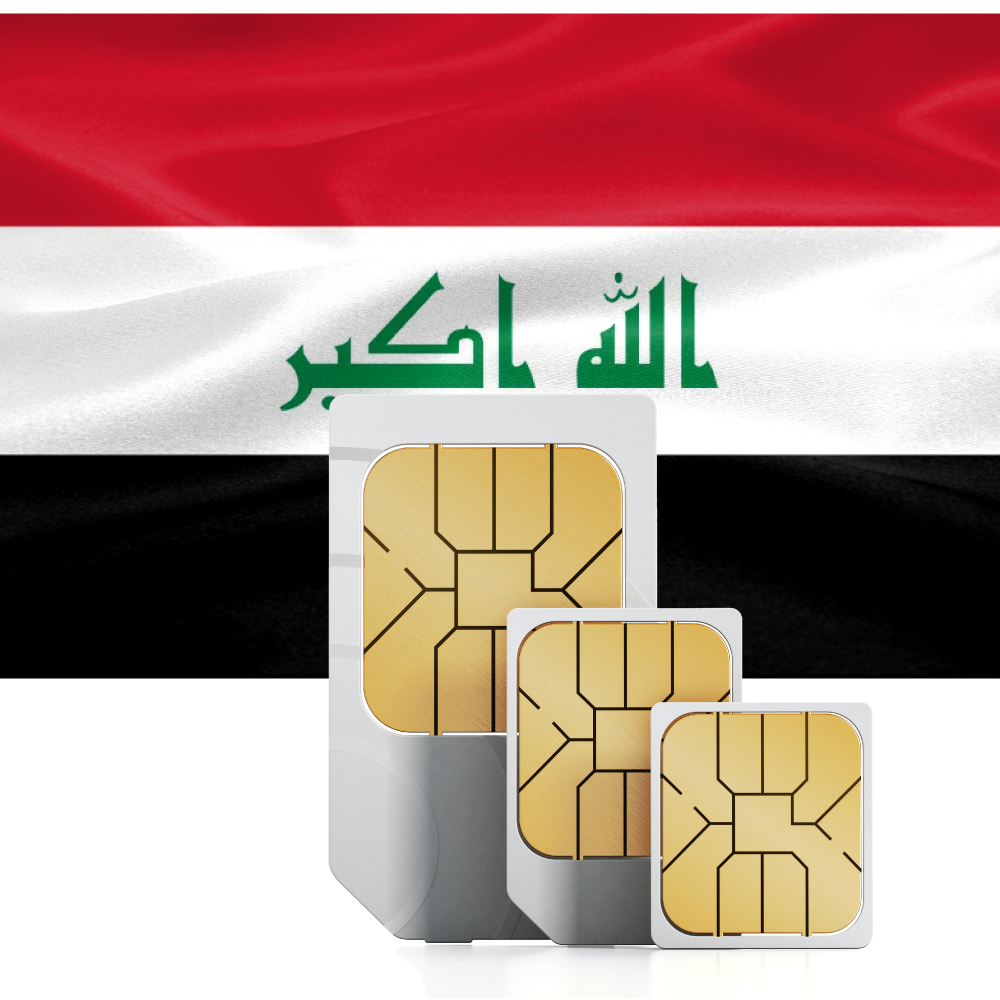 Prepaid-Reise-SIM-Karte für den Irak