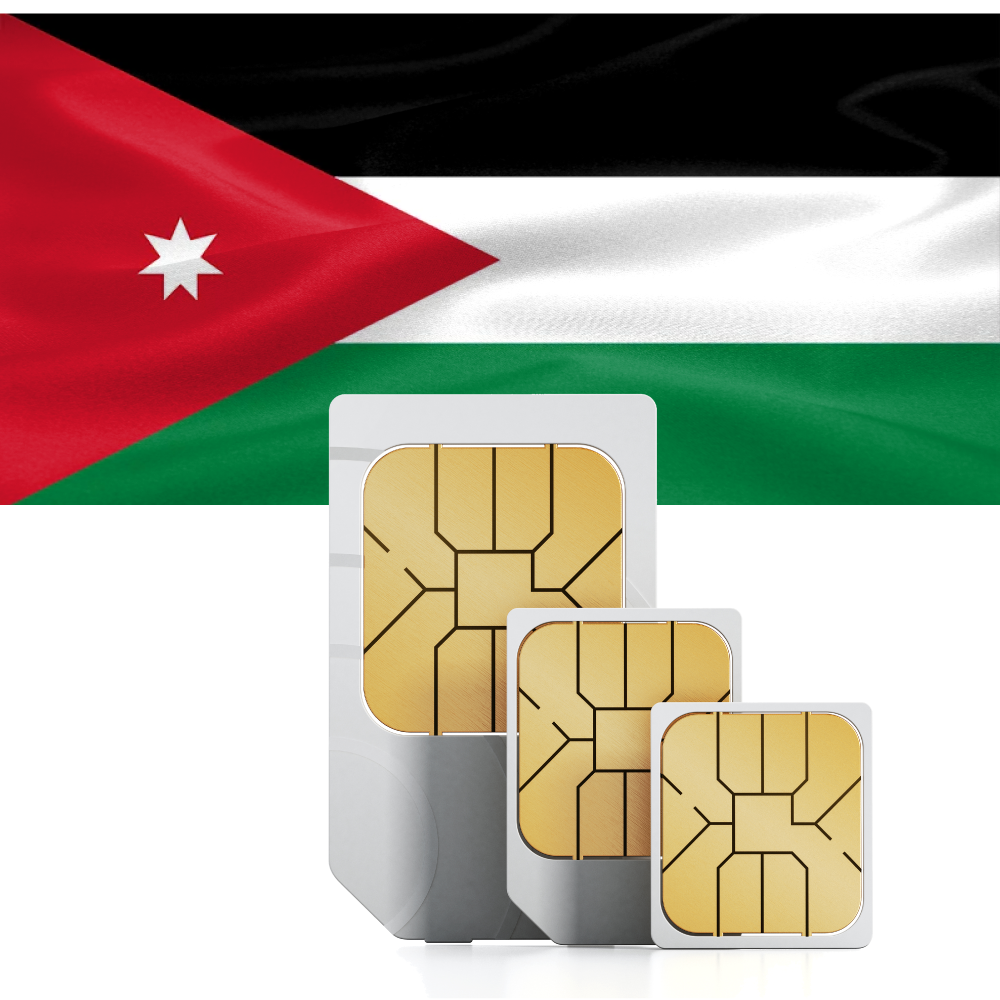 Carte SIM de voyage prépayée Jordanie