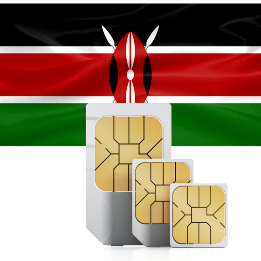 Prepaid-Reise-SIM-Karte für Kenia