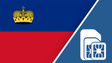 Liechtenstein SIM Card – Travel connectivity for Liechtenstein. Image featuring the Liechtenstein flag and a SIM card icon.