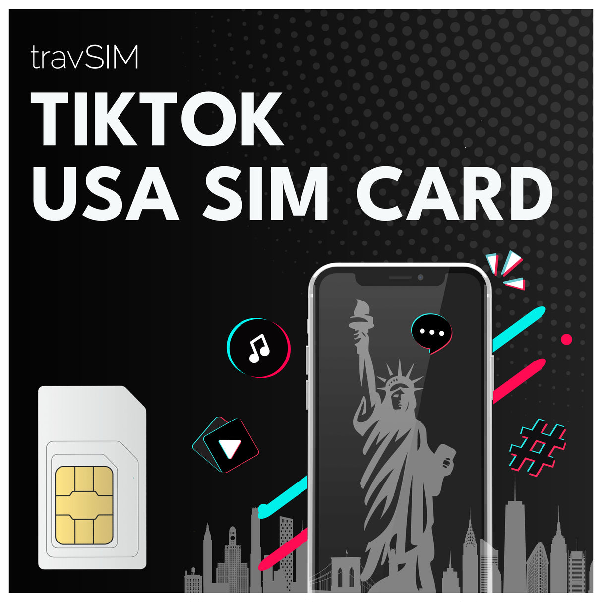TikTok USA SIM Card – Boost Reach & Access US Trends