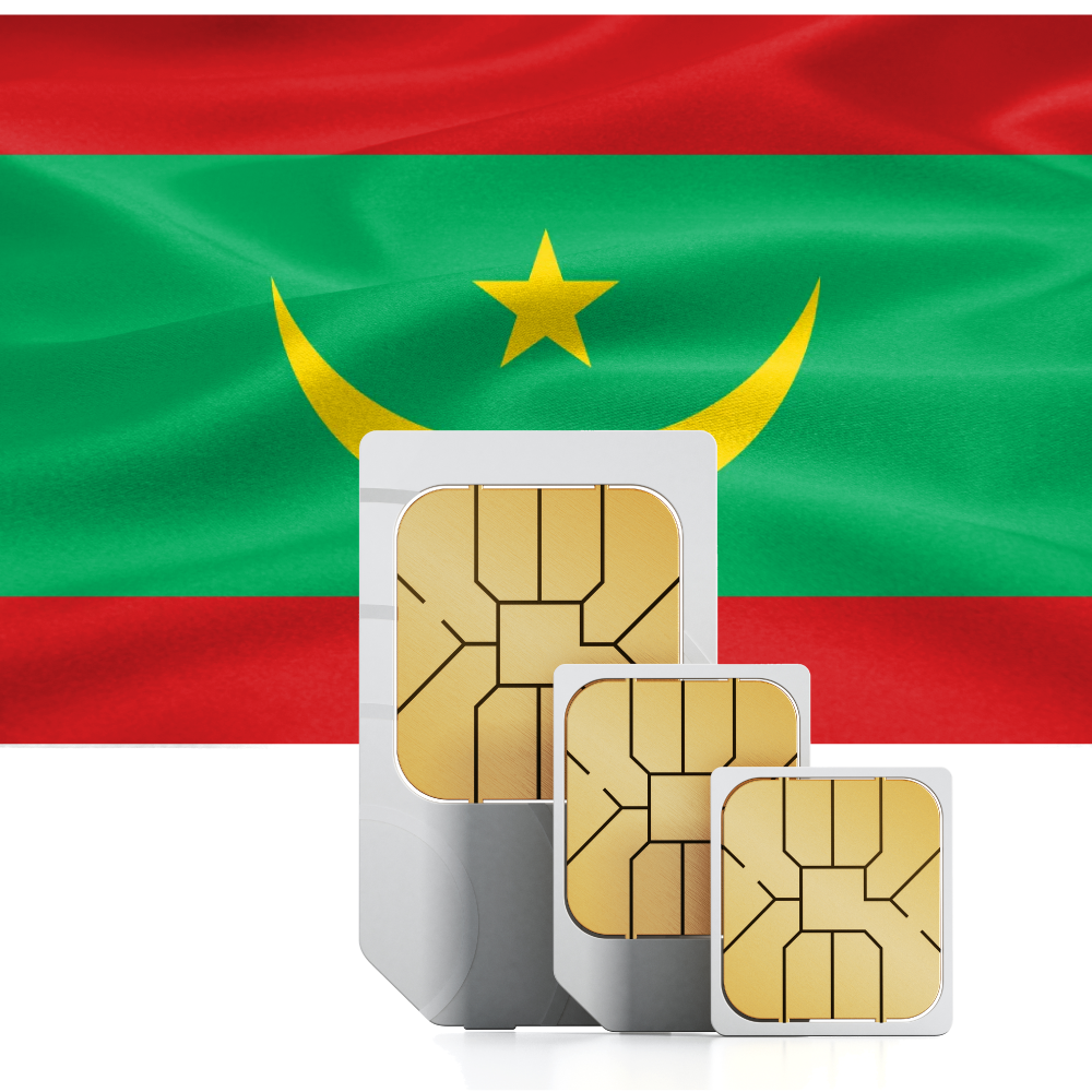 Carte SIM de voyage prépayée Mauritanie