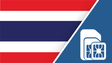 Thailand SIM Card – Travel connectivity for Thailand. Image featuring the Thailand flag and a SIM card icon.