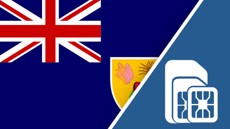 Turks and Caicos Islands SIM Card – Travel connectivity for Turks and Caicos Islands. Image featuring the Turks and Caicos Islands flag and a SIM card icon.