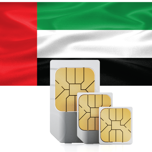Prepaid-Reise-SIM-Karte für die Vereinigten Arabischen Emirate