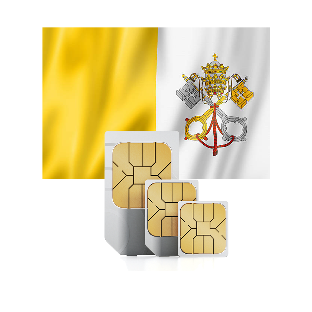 Prepaid-Reise-SIM-Karte für die Vatikanstadt