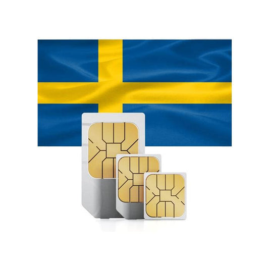 Carte SIM de voyage prépayée Suède 