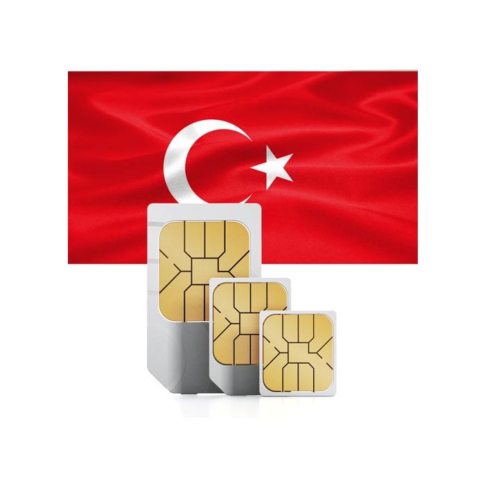 Carte SIM de voyage prépayée pour la Turquie